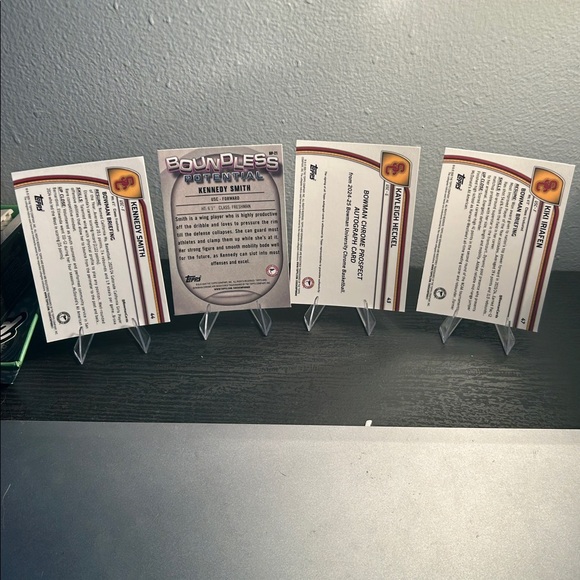 USC Women’s bball lot aqua refractor numbered, auto, purple lava Topps Bowman U - Picture 7 of 8